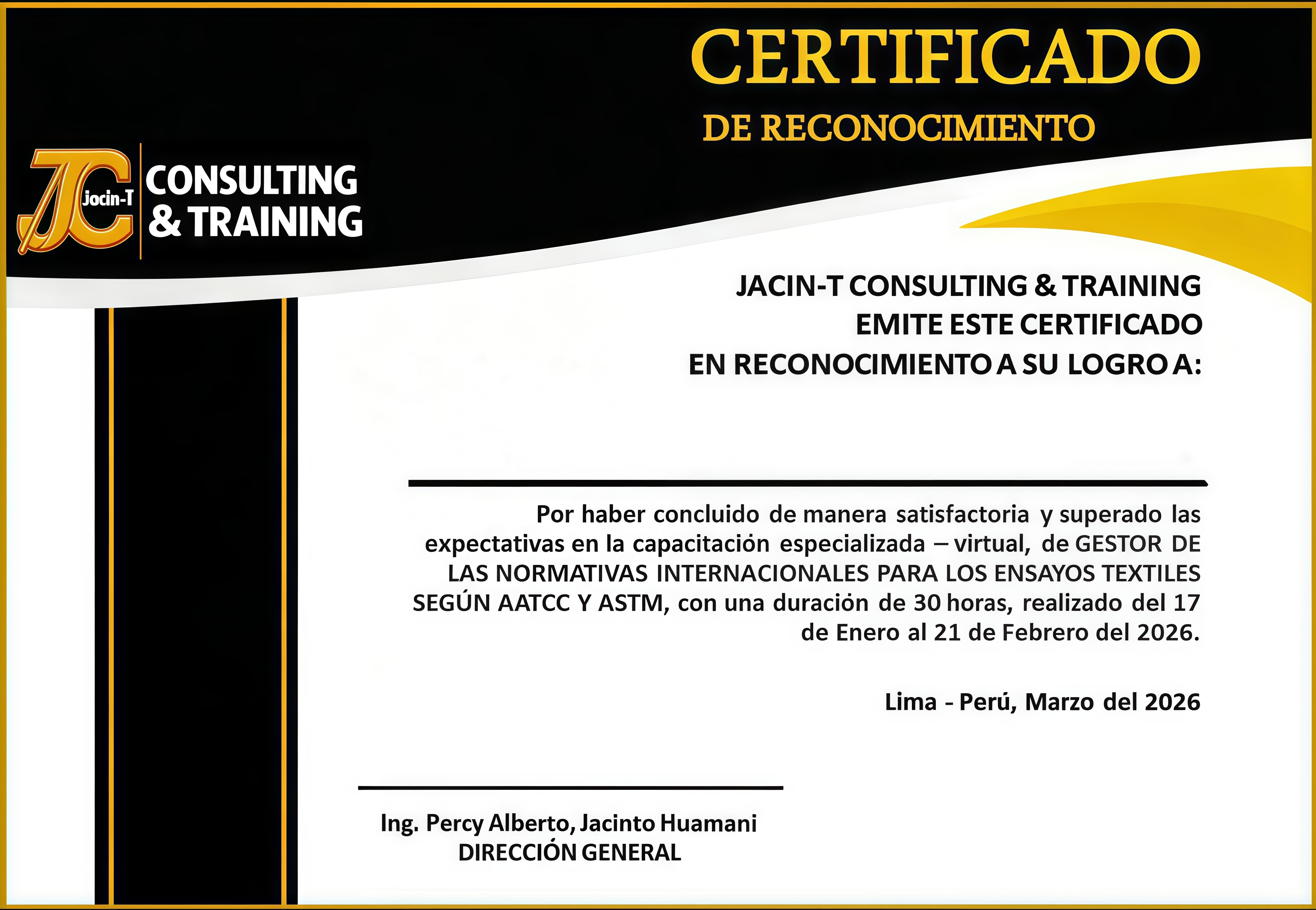 Certificado